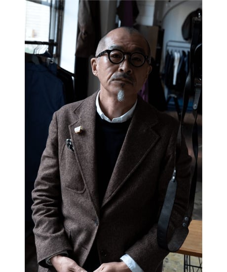 YAMAGUCHI STORE　Cotton Herringbone Tweed Jacket
