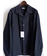 MANAVE　Switch Collar Shirt Navy