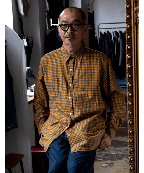 INDIVIDUALIZED SHIRTS　Cotton Viyella Color Gingham Check Regular Collar