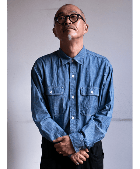 WIRED × YAMAGUCHI STORE　CHAMBRAY FLAP WORK SHIRT