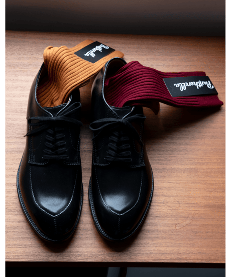 Pantherella　5×3 Wool Nylon Rib Socks “LABURNUM”