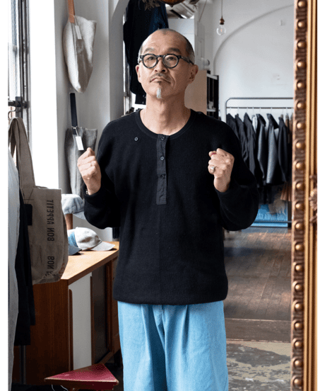 STANFIELD’S　HERITAGE HEAVY WEIGHT WOOL HENLEY