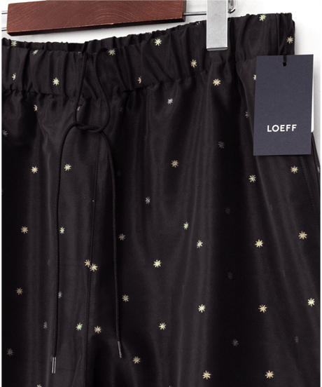 LOEFF　STAR JACQUARD TRACK PANTS