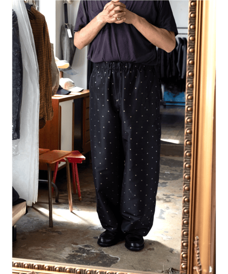 LOEFF　STAR JACQUARD TRACK PANTS