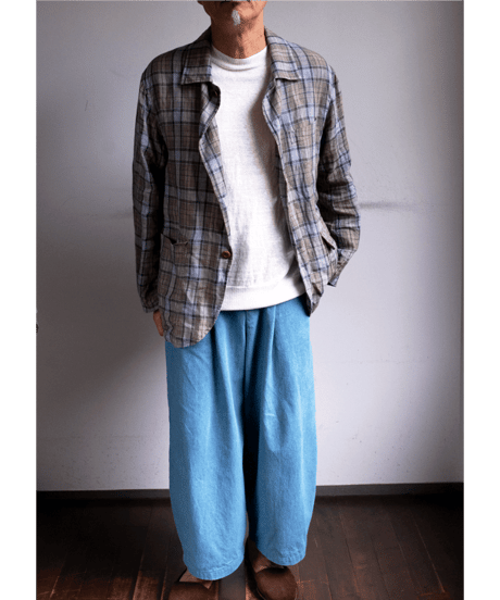 Renocntrant　LINEN CREW NECK SHORT SLEEVE