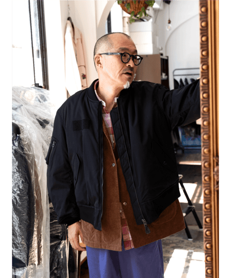 CIOTA　Cotton-Nylon Twill MA-1 Flight Jacket