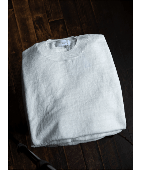 Renocntrant　LINEN CREW NECK SHORT SLEEVE