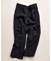 NICENESS　WOOL HEMP FLYING V TROUSERS “H.WISHBONE”