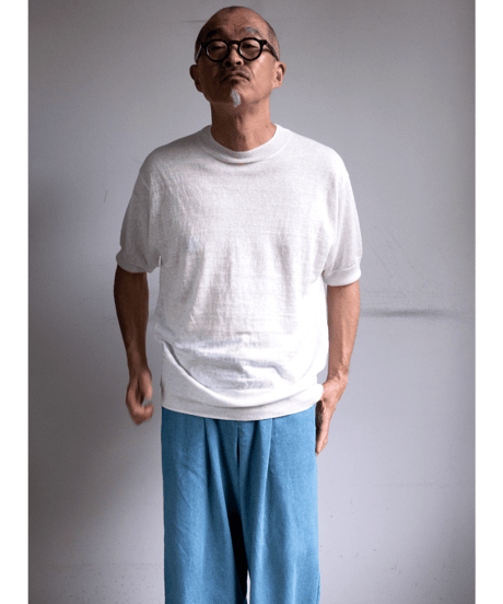 Renocntrant　LINEN CREW NECK SHORT SLEEVE