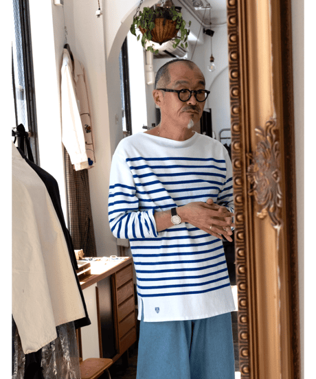 ORCIVAL　#6101 BOAT NECK LONG SLEEVE P.O.