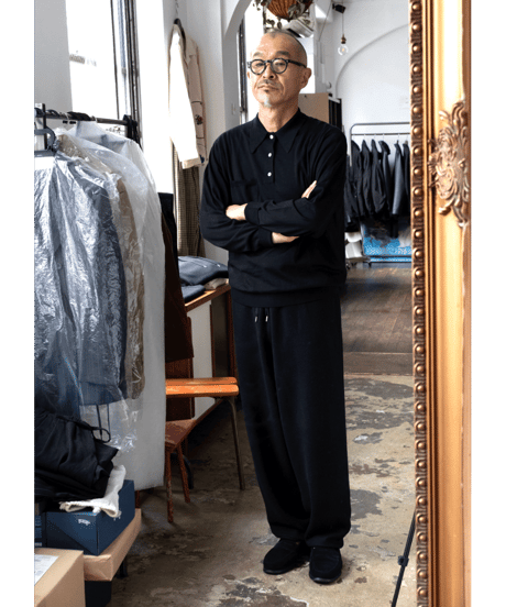 LÖWER　30G Long Sleeve Polo Shirt