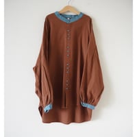niko button shirt - Brown / Mom (2651)
