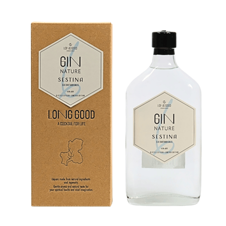 LONGGOOD GIN NATURE SESTINA six botanicals