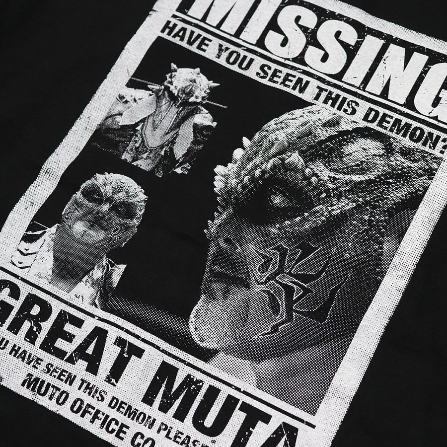 グレート・ムタ「MISSING」Tシャツ | KEIJI MUTO OFFICIAL SHOP