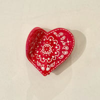 ヘアクリップ -Paisley Heart-