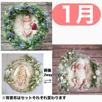 返送料別途負担【1月予定日の方事前予約枠】着せ替えラベンダーリース＆2wayスワッグ〈NB〉
