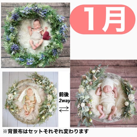 返送料別途負担【1月予定日の方事前予約枠】着せ替えラベンダーリース＆2wayスワッグ〈NB〉