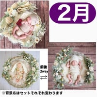 返送料別途負担【2月予定日の方事前予約枠】ミントグラス＆2wayスワッグ〈NB〉