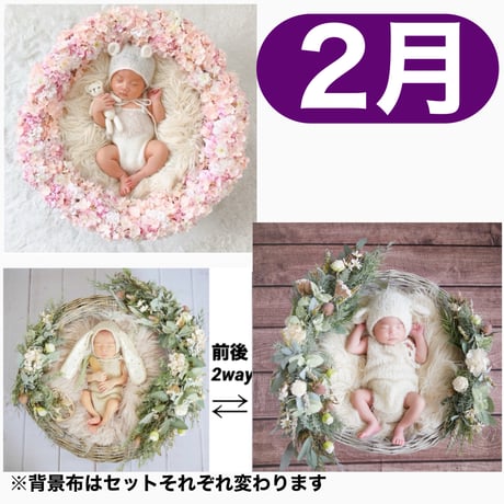 返送料別途負担【2月予定日の方事前予約枠】桜いっぱいリース ＆2wayスワッグ〈NB〉