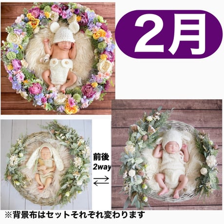 返送料別途負担【2月予定日の方事前予約枠】ラプンツェル風リース＆2wayスワッグ〈NB〉