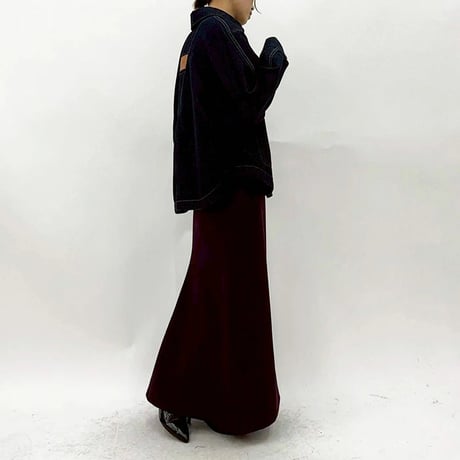 【 cafune 】 10oz denim dolman jacket