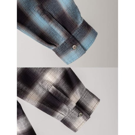 【 YENN 】 [Y264-11123] WASHED PLAID SHIRT