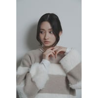 【 CYAN TOKYO 】 ロールフィニッシュシャギーボーダー