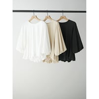 【 YENN 】 [Y264-82113] AIRY BALLOON TEE　※納期：1月上旬～中旬
