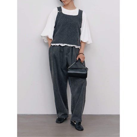 【 YENN 】 [Y264-82113] AIRY BALLOON TEE　※納期：1月上旬～中旬