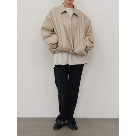 【 YENN 】 [Y264-42119] LEATHER LIKE BLOUSON