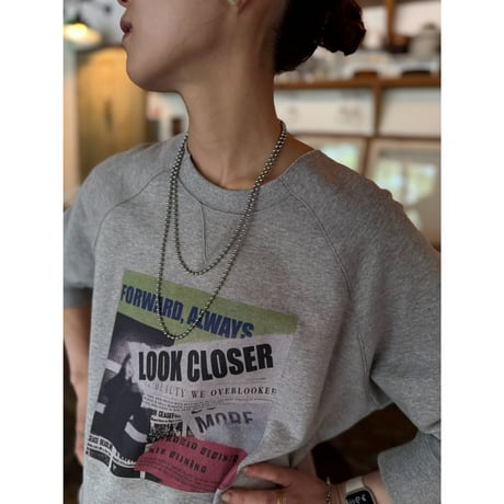 【 cafune 】 soft sweat gusset pullover