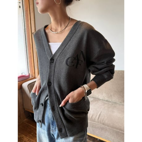 【 cafune 】 sweat like knit cardigan