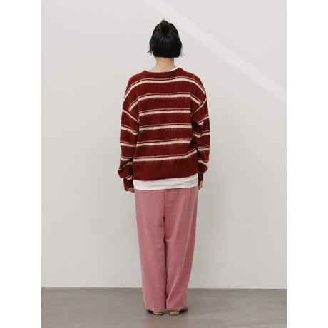 【 YENN 】 [Y264-31124] BOX TUCK PEG PANT