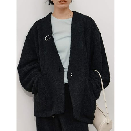 【 YENN 】 [Y264-42121] COZY TEXTURE JACKET