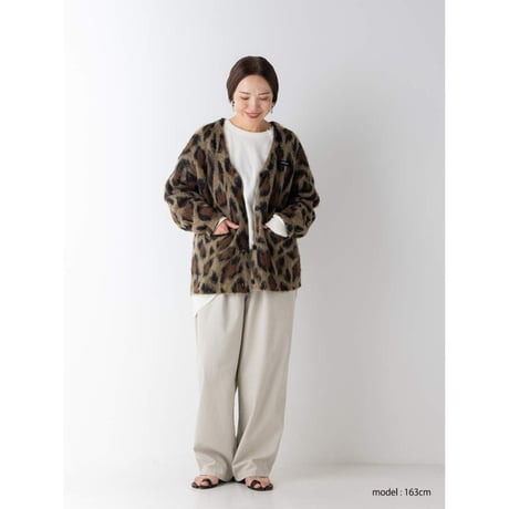 【 YENN 】 [Y264-92132] LEOPARD V NECK CD