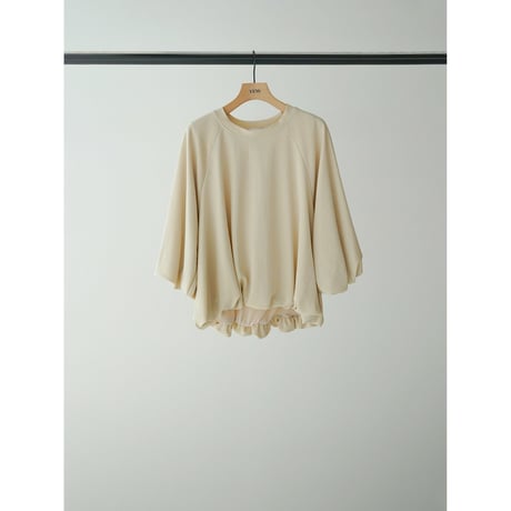 【 YENN 】 [Y264-82113] AIRY BALLOON TEE　※納期：1月上旬～中旬