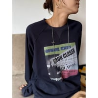 【 cafune 】 soft sweat gusset pullover