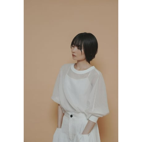 【 CYAN TOKYO 】 シアーリップルリブTOPS