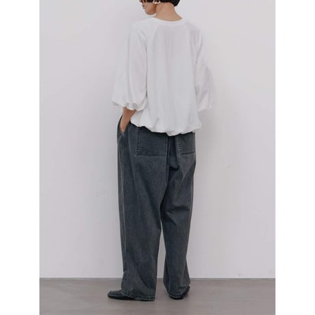 【 YENN 】 [Y264-82113] AIRY BALLOON TEE　※納期：1月上旬～中旬