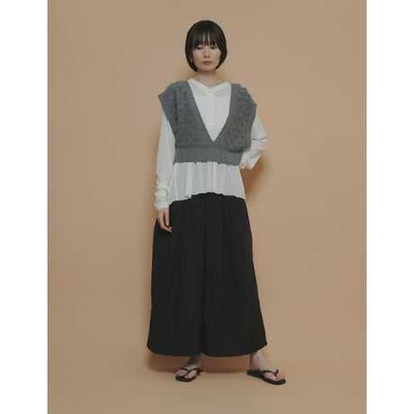 【 CYAN TOKYO 】 ドットジャガードニットベスト
