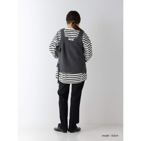 【 YENN 】 [Y264-91131] CHUNKY KNIT VEST