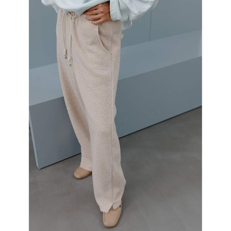 【 YENN 】 [Y264-32120] COZY TEXTURE PANTS