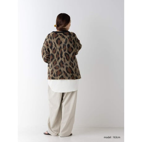 【 YENN 】 [Y264-92132] LEOPARD V NECK CD