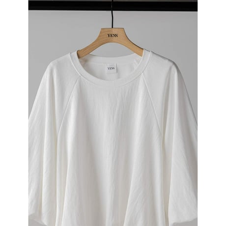 【 YENN 】 [Y264-82113] AIRY BALLOON TEE　※納期：1月上旬～中旬