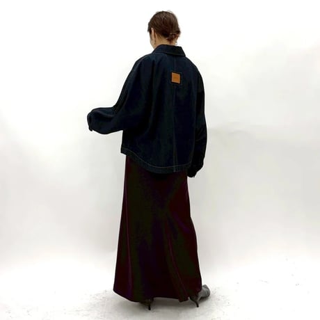 【 cafune 】 10oz denim dolman jacket