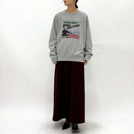 【 cafune 】 soft sweat gusset pullover