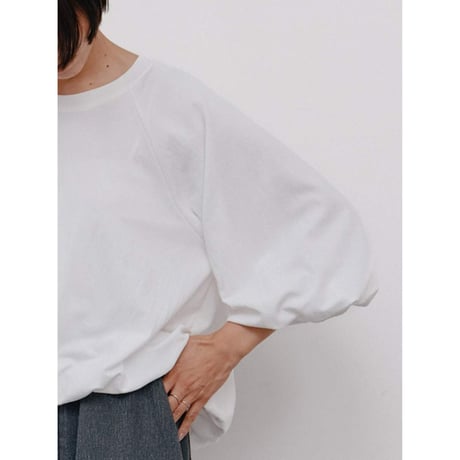 【 YENN 】 [Y264-82113] AIRY BALLOON TEE　※納期：1月上旬～中旬