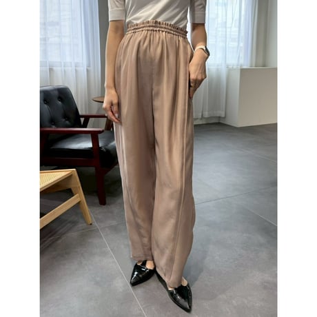 【 cafune 】 tuck sheer easy pants