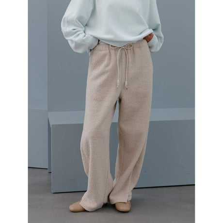 【 YENN 】 [Y264-32120] COZY TEXTURE PANTS