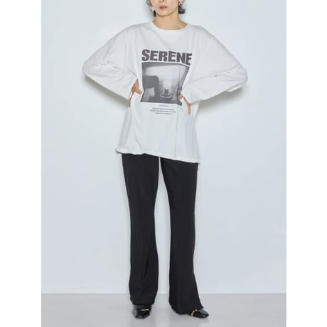 【 CHIGNON 】 ワイヤーヘムPHOTOロンTEE